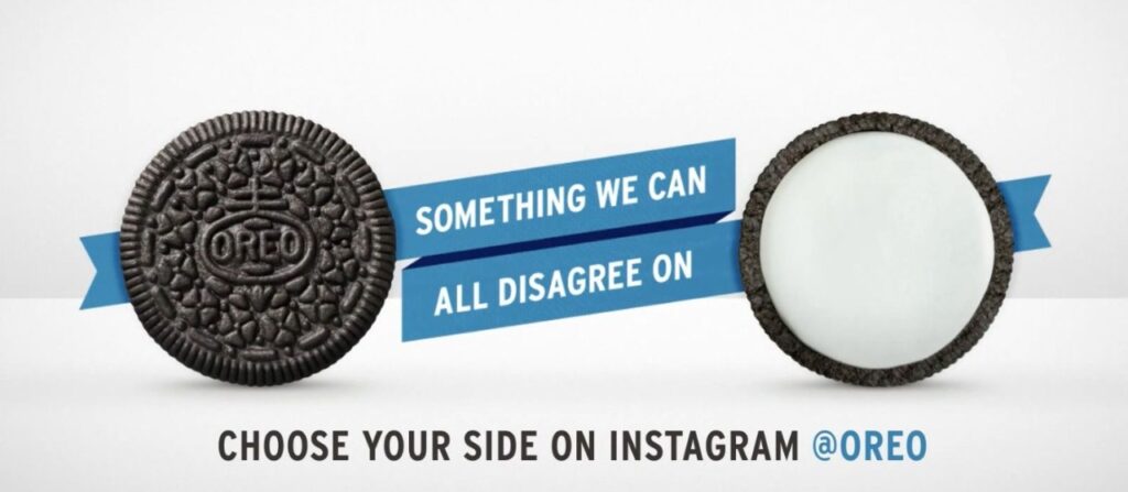 Example of Event Hashtags by Oreo for Instagram Creator Account | Digiturtle 