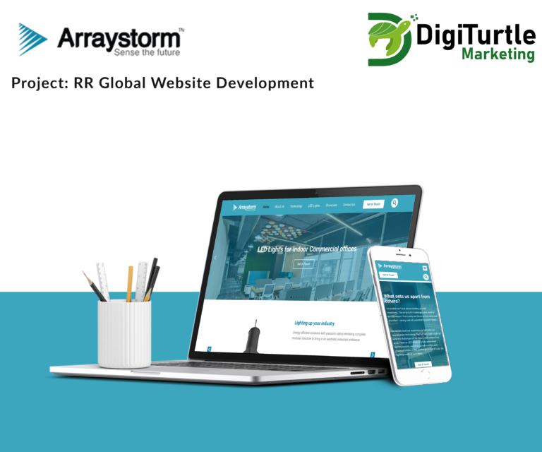Web Design for Bangalore based Arraystorm company